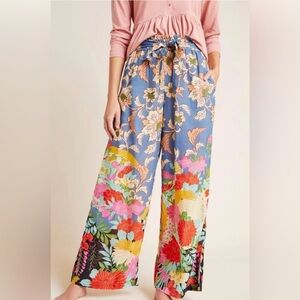 Anthropologie Floral Pant